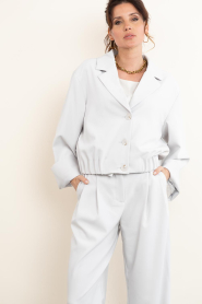 Club L'avenir :  Cropped blazer Veya | natural - img10