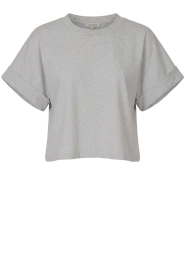 Club L'avenir |  Cropped T-shirt Mary | grey