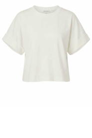 Club L'avenir |  Cropped T-shirt Mary | natural | Picture 1