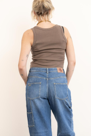 Club L'avenir |  Stretch basic top Juniper | brown | Picture 6