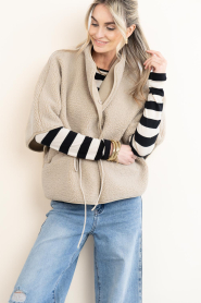 Club L'avenir |  Teddy poncho Noelle | natural | Picture 4