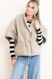 Club L'avenir |  Teddy poncho Noelle | natural | Picture 6