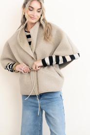 Club L'avenir |  Teddy poncho Noelle | natural | Picture 7