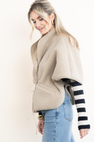 Club L'avenir |  Teddy poncho Noelle | natural | Picture 8