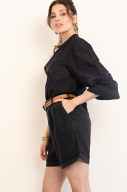 Second Female |  Embroidery blouse Camil | black | Picture 8