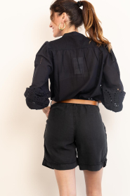 Second Female |  Embroidery blouse Camil | black | Picture 9