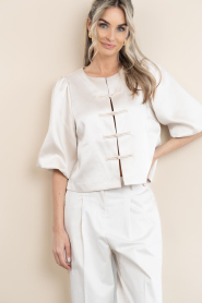 Second Female |  Satin top Perlla | natural | Picture 4