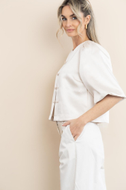 Second Female |  Satin top Perlla | natural | Picture 6