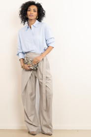 Second Female |  Tailored blouse Nura | blue | Picture 3
