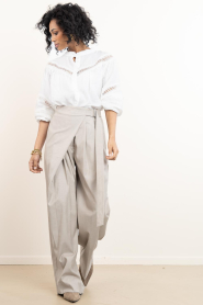 Second Female :  Trousers Sharo | beige - img3