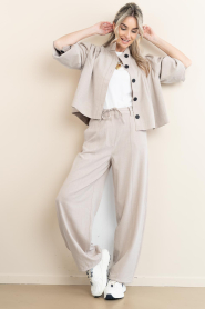 Second Female |  Trousers Zoie | beige | Picture 3
