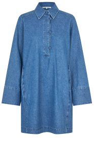 Second Female |  Denim mini dress Cornelia | blue | Picture 1