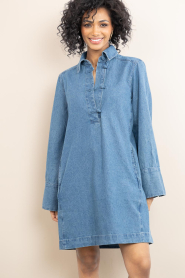 Second Female |  Denim mini dress Cornelia | blue | Picture 8
