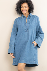 Second Female |  Denim mini dress Cornelia | blue | Picture 2