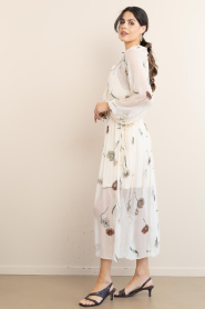 Second Female |  Chiffon dress with print Florala | natural | Picture 6
