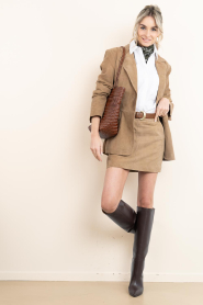 Second Female |  Suede jacket Suellen | camel | Picture 3