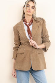 Second Female |  Suede jacket Suellen | camel | Picture 7