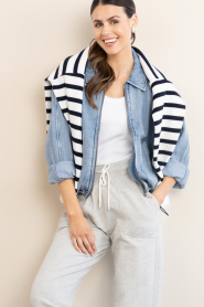 Second Female :  Denim bomber jacket Rio | blue - img2