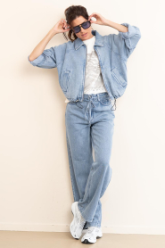 Second Female :  Denim bomber jacket Rio | blue - img8