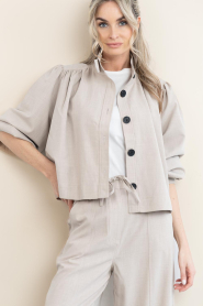 Second Female |  Blouse/jacket Zoie | beige | Picture 2
