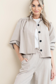 Second Female |  Blouse/jacket Zoie | beige | Picture 5