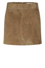 Second Female |  Suede mini skirt Suellen | camel | Picture 1