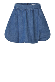 Second Female |  Denim balloon mini skirt Cornelia | blue | Picture 1