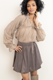 Second Female |  Balloon skirt Oline | brown | Picture 2