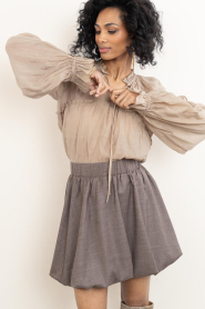 Second Female |  Balloon skirt Oline | brown | Picture 5