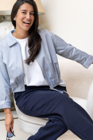 Ibana :  Bomber jacket Jarita | blue - img2