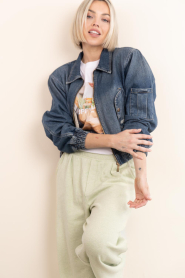 Ibana |  Cropped denim bomber jacket Joseph | blue | Picture 10