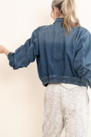 Ibana |  Cropped denim bomber jacket Joseph | blue | Picture 8
