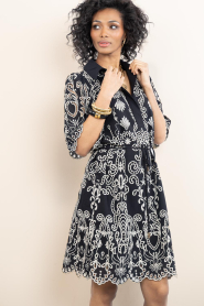 Ibana |  Embroidery dress Danya | Black | Picture 5
