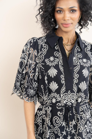 Ibana |  Embroidery dress Danya | Black | Picture 8