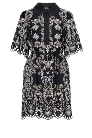 Ibana |  Embroidery dress Danya | Black