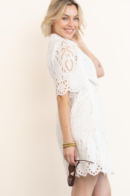 Ibana |  Embroidery dress Danya | White | Picture 8