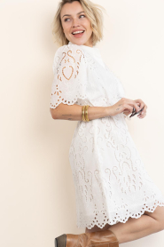 Ibana |  Embroidery dress Danya | White | Picture 6