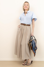Ibana |  Maxi skirt Sana | Beige | Picture 5