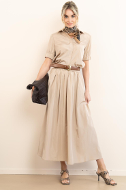 Ibana |  Maxi skirt Sana | Beige | Picture 3