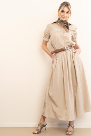 Ibana |  Maxi skirt Sana | Beige | Picture 4