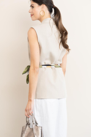 Ibana |  Waistcoat Tarika | beige | Picture 9