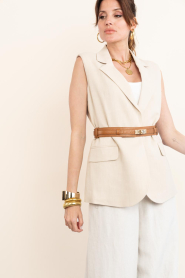Ibana |  Waistcoat Tarika | beige | Picture 5