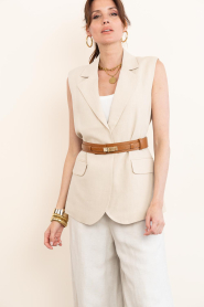 Ibana |  Waistcoat Tarika | beige | Picture 10