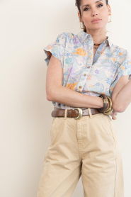 Maison Hotel :  Cotton boxy blouse Pua | multi - img5