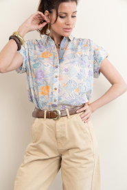 Maison Hotel :  Cotton boxy blouse Pua | multi - img6