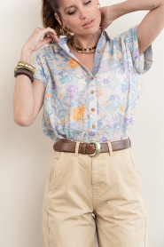 Maison Hotel :  Cotton boxy blouse Pua | multi - img7