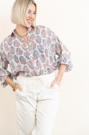 Maison Hotel |  Blouse with print Mary | multi | Picture 4