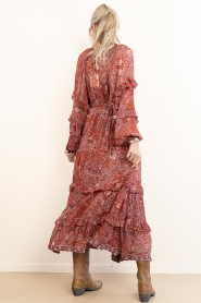 Maison Hotel |  Maxi dress with print Paquita | red | Picture 8