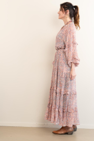 Maison Hotel :  Maxi dress with print Paquita | pink - img6