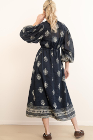 Maison Hotel |  Maxi dress with print Eleonora | black | Picture 9
